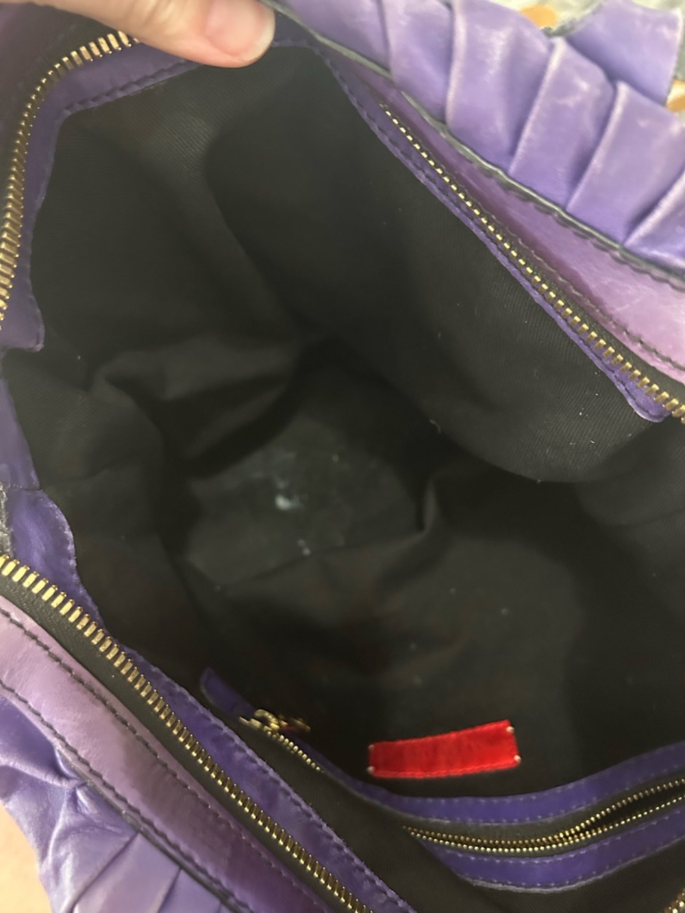 Purple Studded Valentino bag ASO Jenny Humphrey - Picture 13 of 16